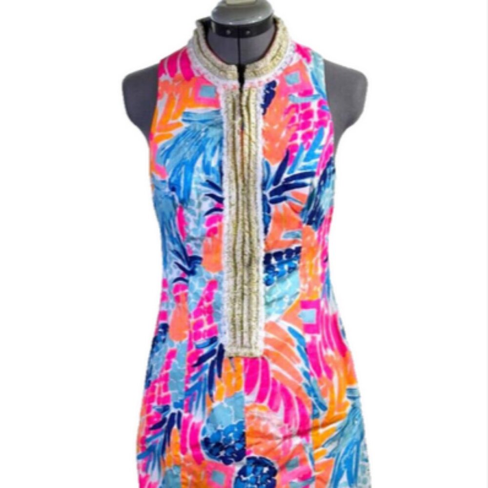 Lilly Pulitzer cotton halter style dress, 2
